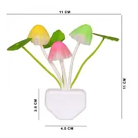 RB POINT Mushroom Lamp Magic 3D LED Night Lamp with Plug Smart Sensor auto On/Off Flowers Bulbs Nature Decoration, Set of 1-thumb2