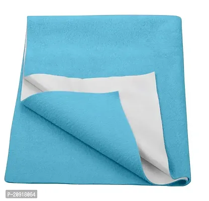 Quickly Dry Super Soft, Reusable Mat/Absorbent Sheets/Mattress Protector (Size:100 Cm X 70 Cm) Waterproof Dry Sheet for New Born Baby-thumb0