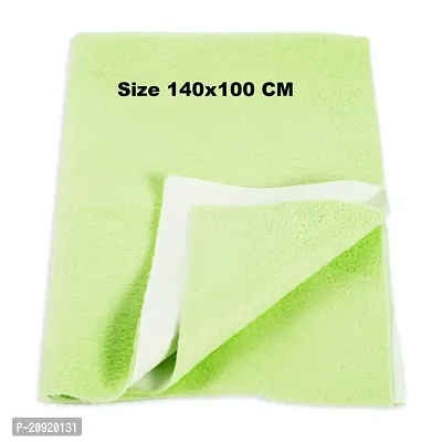 Waterproof Dry Sheet for New Born Baby Bed Mattress for Urine 100% Made of Cotton Skin Friendly Material Skin fine Fabric Washable Fabric Medium Size 100x70cm
