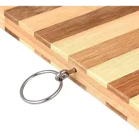 Small Bamboo Cutting Board for Kitchen | Wooden Chopping Block | Meat, Vegetables, Cheese  Charcuterie Board Handcrafted Wooden Vegetable Chopper-thumb4