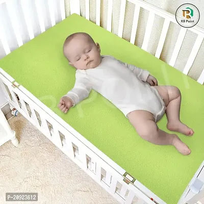 Sleeping Mattress Protector New Born Baby Mat Waterproof, Urine Mat for Baby, Dry Sheets for Baby and New Born Care Products Combo-thumb3