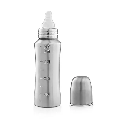 Stainless Steel Baby Feeding Bottle for Kids/Steel Feeding Bottle for Milk  240ML
