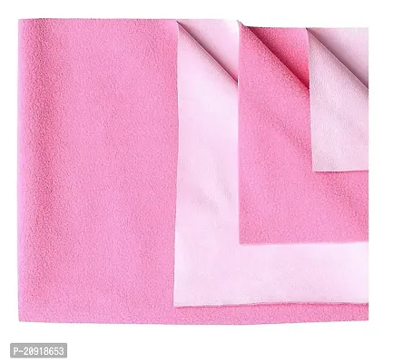 Child Infants Dry Bed Protector Baby Mats Waterproof Sheet for Born Bed Protector Soft Foam 0-12 Months Baby Medium Size 100 x 70 cm Pink Color