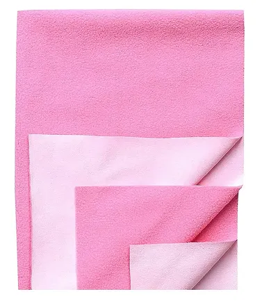 Reusable Mat Sheet Water Proof/Extra Absorbent Dry Sheets/Bed Protector 100% Waterproof Cotton Material Skin Friendly Fabric Fast Urine Absorbent 100x70cm Pink Color
