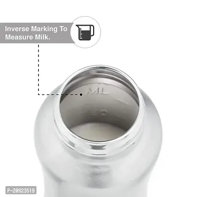 RB POINT Stainless Steel Baby Feeding Bottle for Kids Feeding Bottle for Milk and Baby Drinks Zero Percent Plastic No Leakage (240ML)-thumb3