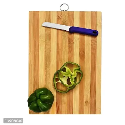 Wooden Chopping Board, Cutting Board, Serving Tray for Kitchen Vegetables, Fruits  Cheese | Natural Acacia Wood | Natural Color Handcrafted | Made in India