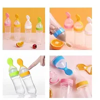 RB POINT Stainless Steel Baby Feeding Bottle for Kids Steel Feeding Bottle for Milk and Baby Drinks Zero Percent Plastic No Leakage with 1 Baby Feeding Spoon Feeder-thumb4