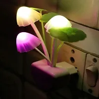 RB POINT Mushroom Lamp Magic 3D LED Night Lamp with Plug Smart Sensor auto On/Off Flowers Bulbs Nature Decoration, Set of 1-thumb3