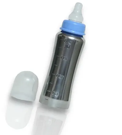 Stainless Steel Baby Feeding Bottle for Kids Steel Feeding Bottle for Milk and Baby Drinks