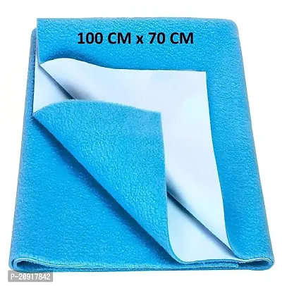 Baby Waterproof Rubber Sheet Quick Dry Bed Protector Waterproof Baby Cot Sheet (Medium (100cm x 70cm) 100% Reusable and antifungal-thumb2