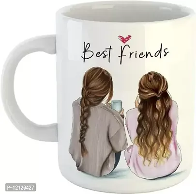 HM Best Friends Forever Best Gift for Friends|Girls|Kids|Boys|Birthday|Printed|Mug 330ML