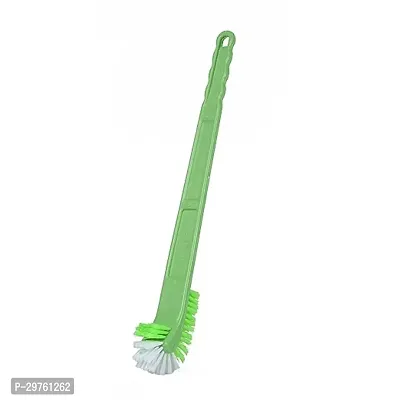 Long Handle Bristles Plastic Toilet Cleaning Bathroom Brush With Holder