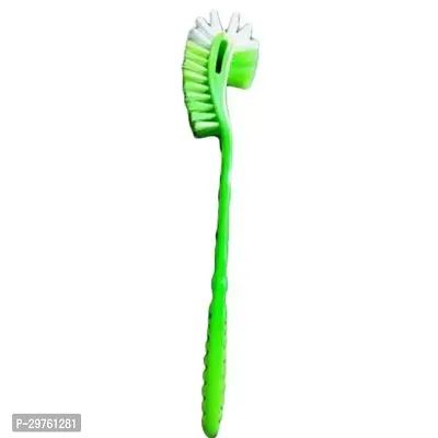 Long Handle Bristles Plastic Toilet Cleaning Bathroom Brush With Holder