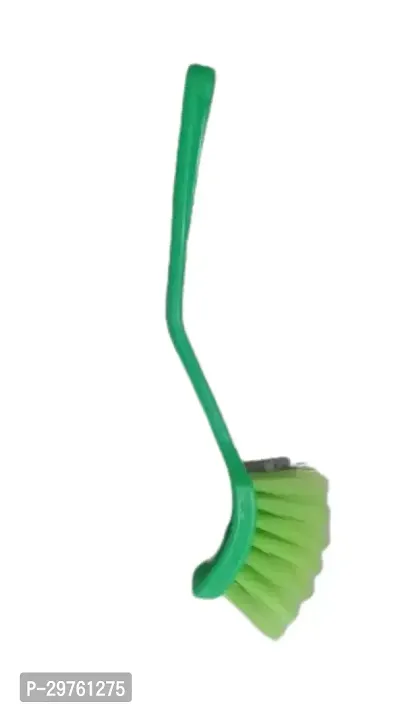 Long Handle Bristles Plastic Toilet Cleaning Bathroom Brush With Holder