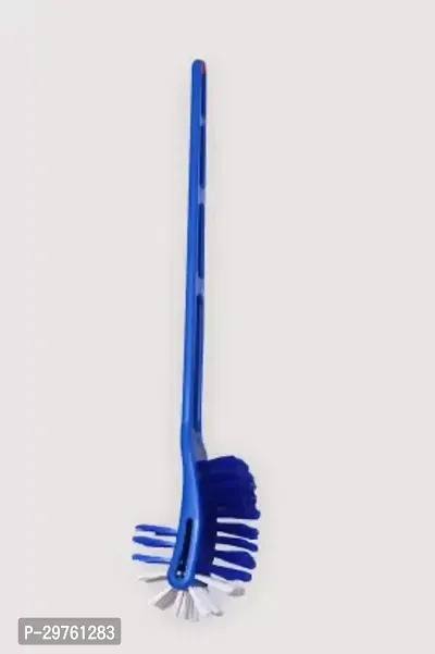 Long Handle Bristles Plastic Toilet Cleaning Bathroom Brush With Holder