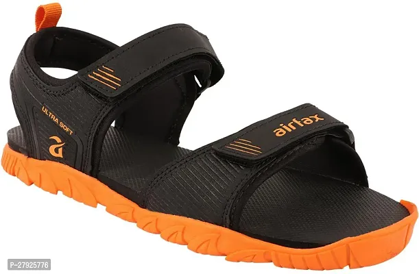 Stylish Black Comfortable Sports Sandals For Men