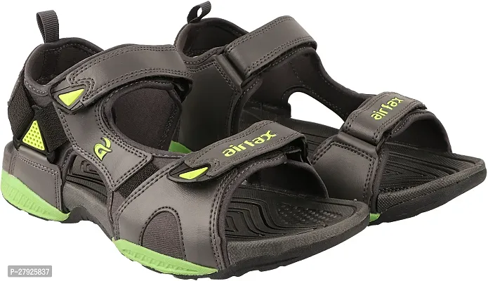 Stylish Grey Comfortable Sports Sandals For Men