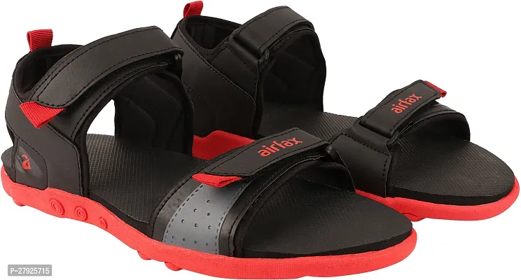 Stylish Black Comfortable Sports Sandals For Men