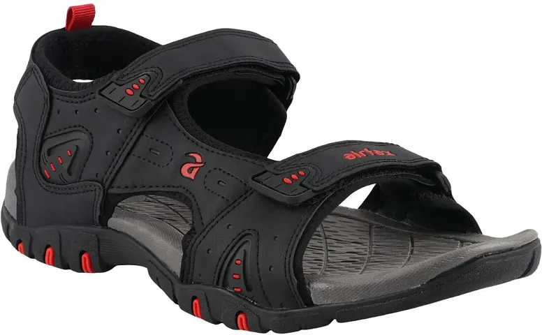 Stylish Black Comfortable Sports Sandals For Men
