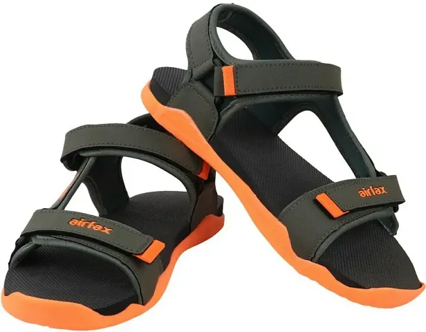 Klassy Stylish Black Comfortable Sports Sandals For Men