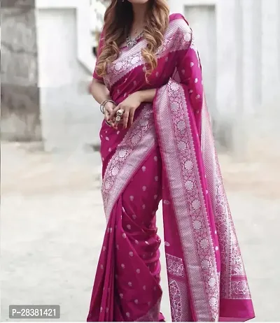 Stylish Art Silk Saree with Blouse piece for Women