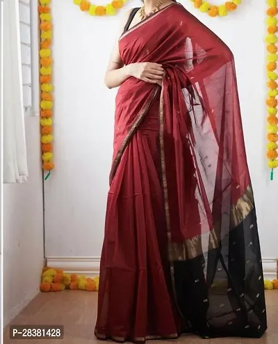 Stylish Art Silk Saree with Blouse piece for Women-thumb0