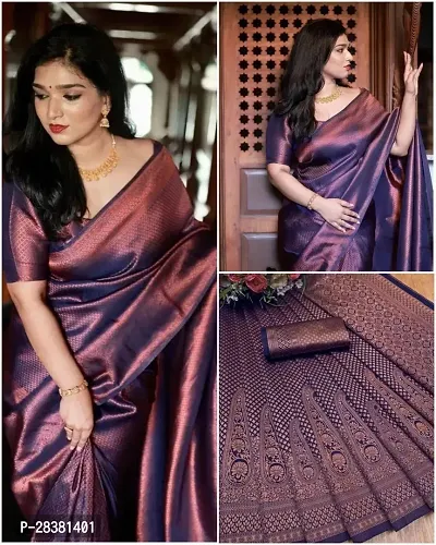 Stylish Art Silk Saree with Blouse piece for Women