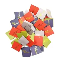SATYAM KRAFT 20 Pcs Paper Small Traditional Gift Tag for bookmarks tags, cupcake toppers, wish trees, thank you notes, love notes, scrapbooking (Pack of 20, 3.5 cm x 0.2 cm x 4.5 cm) (20)-thumb1