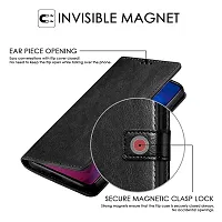 Coverview Flip Cover for Realme C21 - Charcoal Black-thumb4