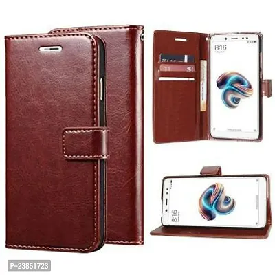 Coverview Flip Cover for Samsung Galaxy J7 Prime - Cherry Brown-thumb0