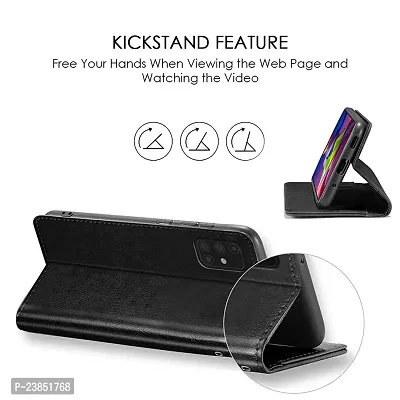 Coverview Flip Cover for Mi Redmi Note 7 Pro, Mi Redmi Note 7, Mi Redmi Note 7S - Charcoal Black-thumb4