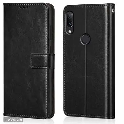 Coverview Flip Cover for Mi Redmi Note 7 Pro, Mi Redmi Note 7, Mi Redmi Note 7S - Charcoal Black