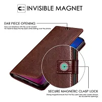 Coverview Flip Cover for Realme C2, Oppo A1K - Cherry Brown-thumb4