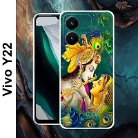 Designer Soft Silicone Mobile Back Cover For Vivo Y22-thumb1