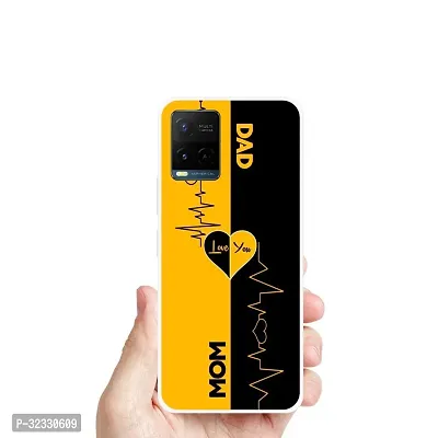 Designer Soft Silicone Mobile Back Cover For Vivo Y21 2021-thumb0