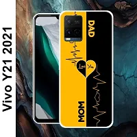 Designer Soft Silicone Mobile Back Cover For Vivo T1X-thumb1