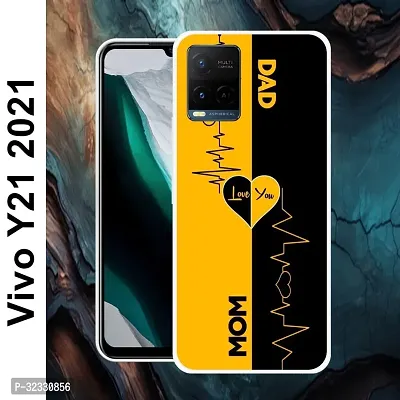 Designer Soft Silicone Mobile Back Cover For Vivo T1X-thumb2