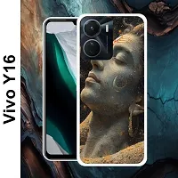 Designer Soft Silicone Mobile Back Cover For Vivo Y16-thumb1