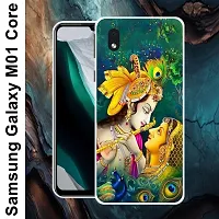 Designer Soft Silicone Mobile Back Cover For Samsung Galaxy M01 Core-thumb1