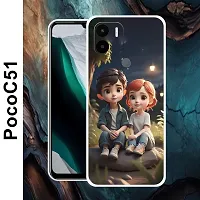 Designer Soft Silicone Mobile Back Cover For MI A1-thumb1