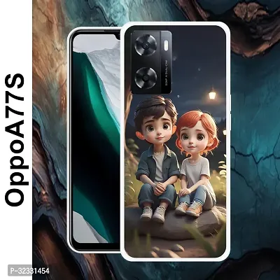 Designer Soft Silicone Mobile Back Cover For Oppo A77S-thumb0