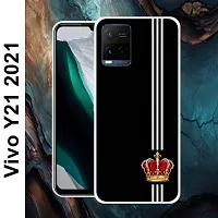 Designer Soft Silicone Mobile Back Cover For Vivo Y21 2021-thumb1