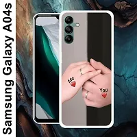 Designer Soft Silicone Mobile Back Cover For Samsung Galaxy A04S-thumb1