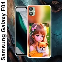 Designer Soft Silicone Mobile Back Cover For Samsung Galaxy F04-thumb1