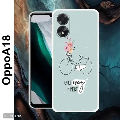 Designer Soft Silicone Mobile Back Cover For Oppo A18-thumb2