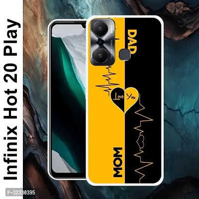 Designer Soft Silicone Mobile Back Cover For Infinix Hot 20 Play-thumb2