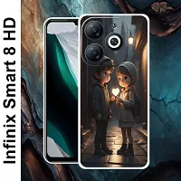 Designer Soft Silicone Mobile Back Cover For Infinix Smart 8 HD-thumb1