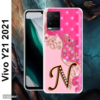 Designer Soft Silicone Mobile Back Cover For Vivo Y21A-thumb2