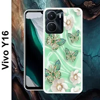 Designer Soft Silicone Mobile Back Cover For Vivo Y16-thumb1