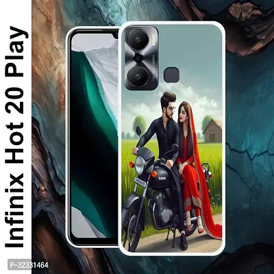 Designer Soft Silicone Mobile Back Cover For Infinix Hot 20 Play-thumb2